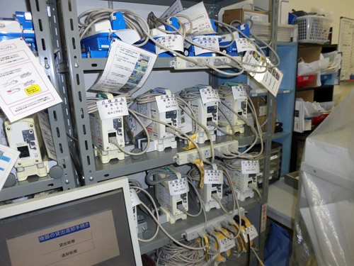 点検を行ったポンプのストック