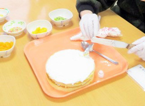 クリスマスケーキの写真