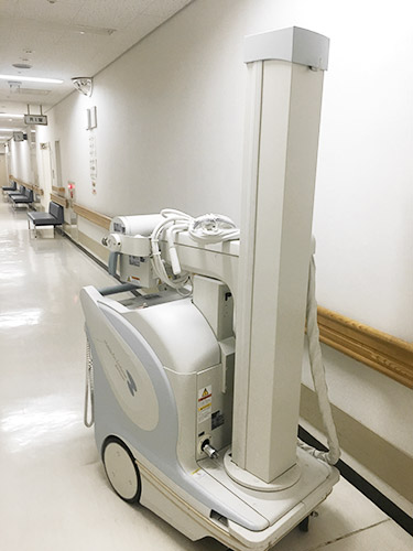 回診用X線撮影装置の写真