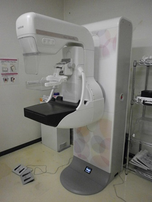 乳房撮影装置の写真